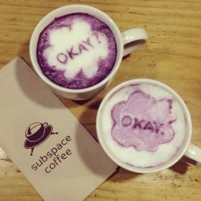 Purple Potato Lattes