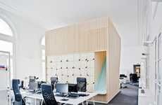 Plywood Workspace Interiors