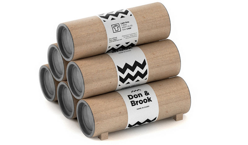 Tubular T-Shirt Packaging