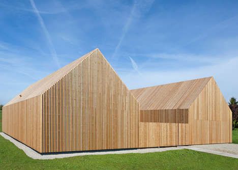 Gabled Timber Cottages : Timber House