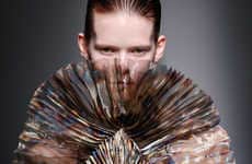 Sculptural 3D Print Fashion