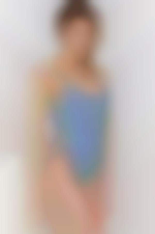 Retro Denim Swimsuits