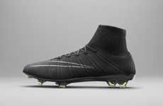 Blacked Out Soccer Shoes
