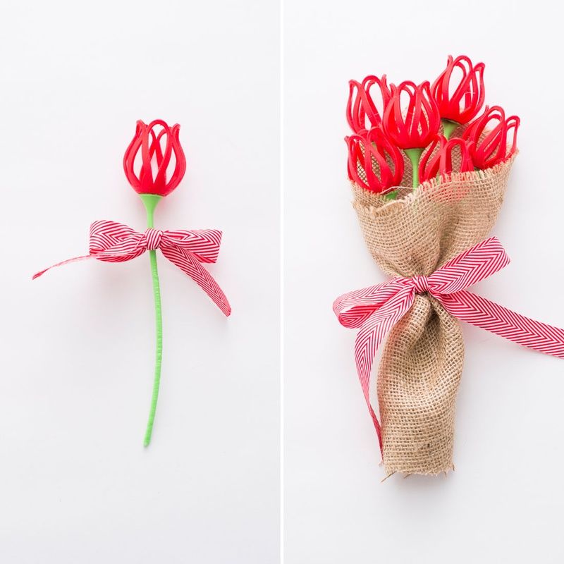 3D-Printed Rose Bouquets