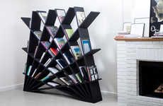 Fantastic Fan-Like Bookcases