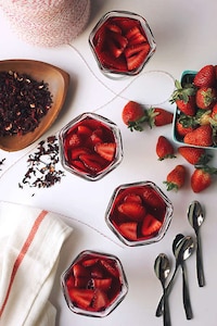 Hibiscus Strawberry Jello Image 5