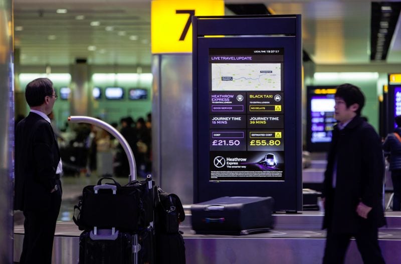 Real-Time Travel Screens