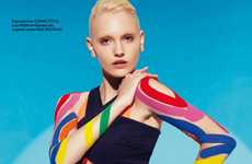 Body-Painted Sportswear Editorials