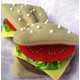 Cheeseburger Hair Bows Image 3