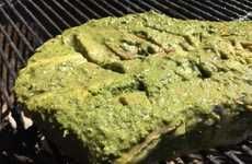 Green Chimichurri Steaks