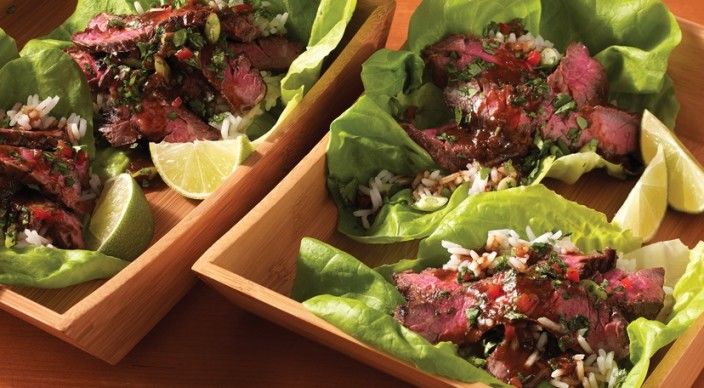 Steak Lettuce Wraps