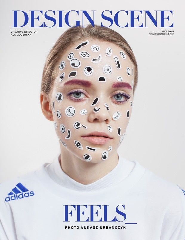 Sticker Makeup Editorials