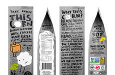 Animated Popcorn Packaging