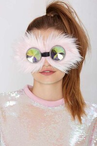 Faux Fur Sunglasses