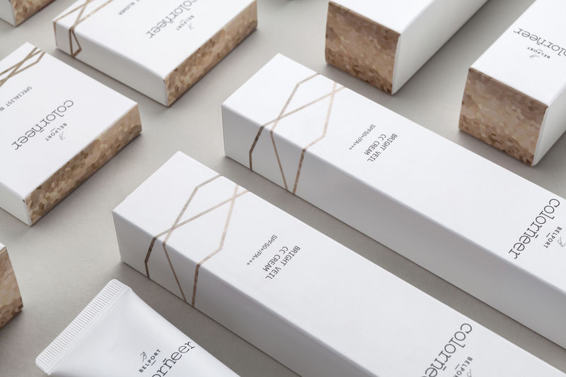 Pixelated Cosmetics Packaging