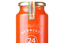Carrot Liqueur Jars