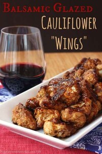 Balsamic-Glazed Cauliflower Wings Image 2