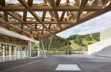 Transparent Mountainside Museums