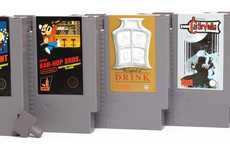 Retro Game Cartridge Flasks