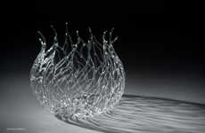 Glass Sea Life Sculptures