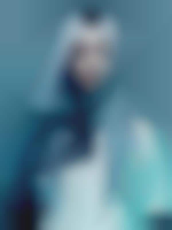 Blue-Tinged Hair Photography
