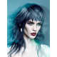 Blue-Tinged Hair Photography Image 3