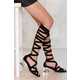 Strappy Gladiator Boots Image 2