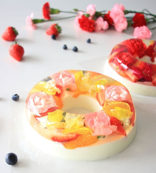 Creamy Flower-Filled Treats