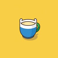 Coffee Cup Cartoon Characters Image 7