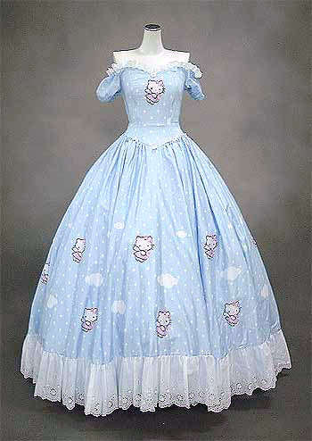 Anime Wedding Fashion (UPDATE): The Hello Kitty Bridal Gown