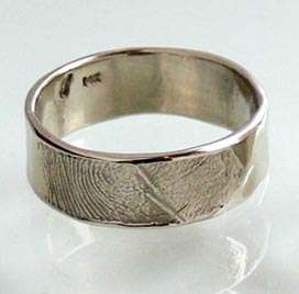 Fingerprint Wedding Bands