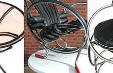 Seating from Recycled Bicycles