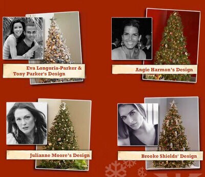 Celebrity-Designed Christmas Trees