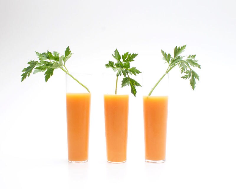 Booze-Infused Carrot Elixirs