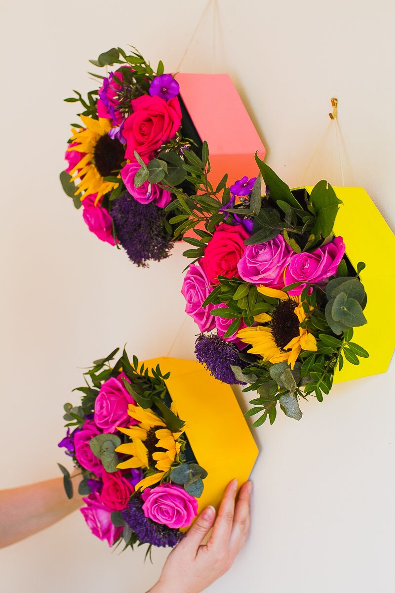 Hexagonal Wall Planters