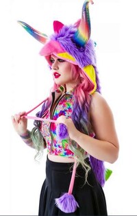 Multi-Colored Dragon Hoods Image 2