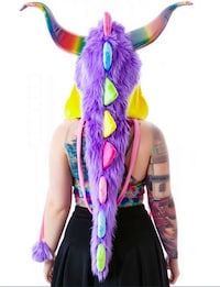 Multi-Colored Dragon Hoods Image 4
