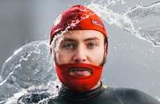 Swimming Beard Caps
