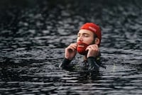 Swimming Beard Caps Image 2