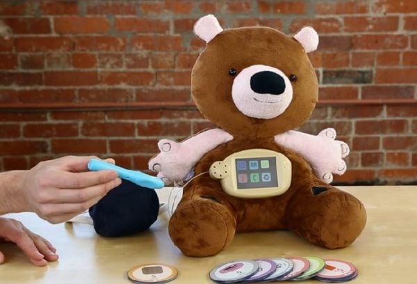 talking teddy bear speaker phone