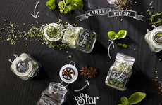 Chalkboard Spice Labels