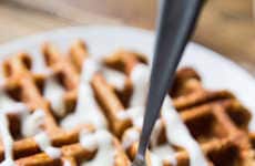 Carrot Cake Waffles