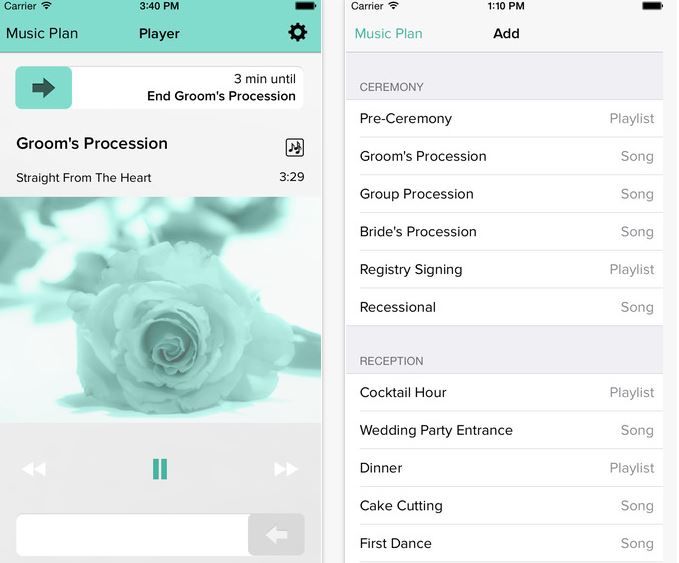 Wedding Playlist Apps