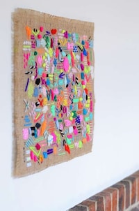 Bold Burlap Artwork Image 3