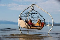 Hanging Geodesic Seats Image 4