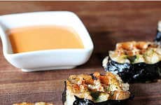 Crispy Waffled Sushi