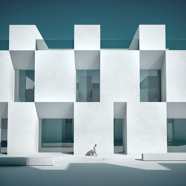 Surrealist Cityscape Art