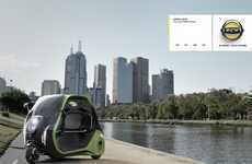 Three-Wheeled Electric Taxis