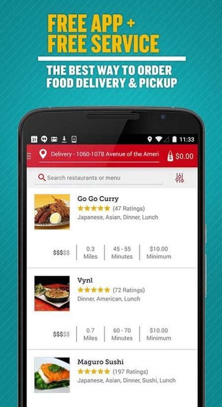 On-Demand Takeout Apps