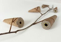 Crocheted Leaf Sculptures Image 7